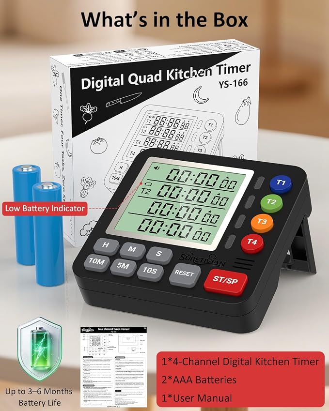 Digital Kitchen Timer for Cooking - Image 8