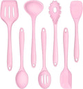 TeamFar Silicone Cooking Utensil Set of 7, Kitchen Nonstick Tools Turner Spoon by TeamFar