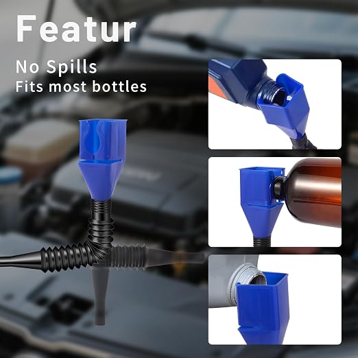 Premium Flexible Oil Funnel for Automotive Use - Image 2