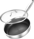 DELARLO 8inch Tri-Ply Stainless Steel Frying Pan by DELARLOCOOKWARE