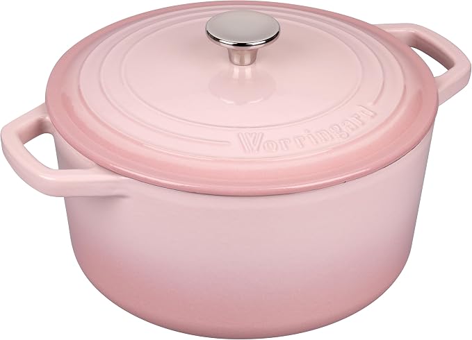 VORRINGARD Enameled Cast Iron Dutch Oven Pot - Image 8