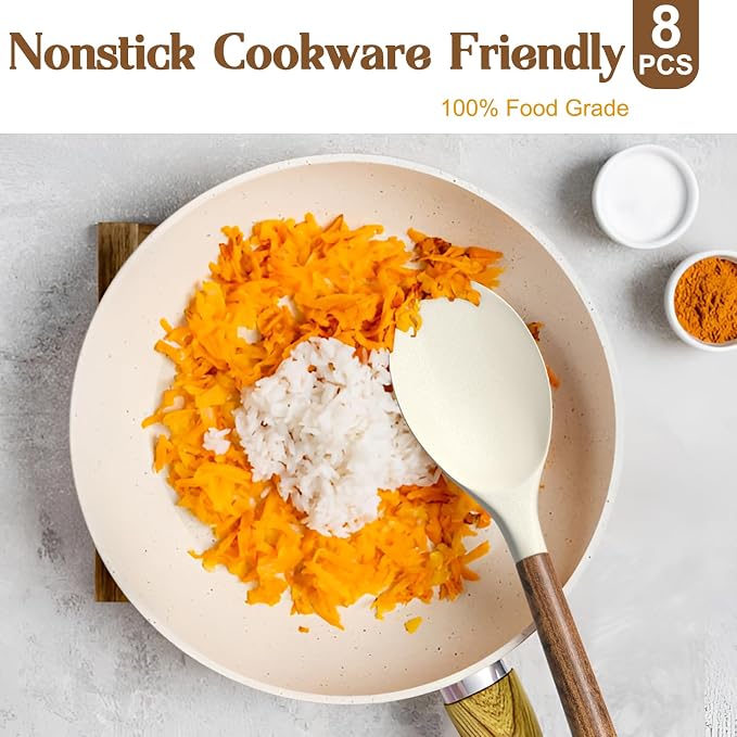 Non-Stick Silicone Kitchen Utensils Set - Image 4