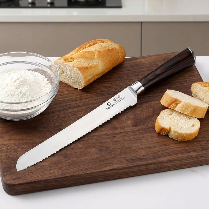 imarku Bread Knife, German High Carbon Stainless Steel Professional Grade Bread - Image 7
