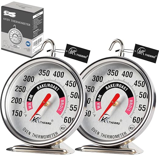 Oven Thermometer 150-600°F Pro Accurate Oven Temperature Gauge by CloudHand