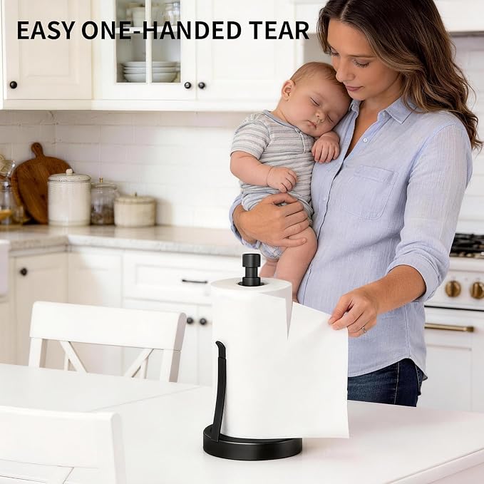 YUMORE Paper Towel Holder Countertop, Paper Towel Holder - Image 4