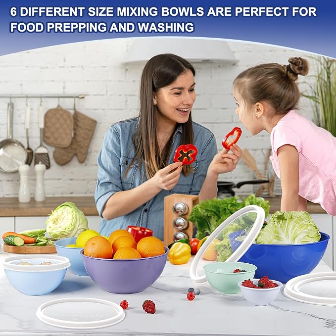 Greentainer Plastic Mixing Bowls - Image 7