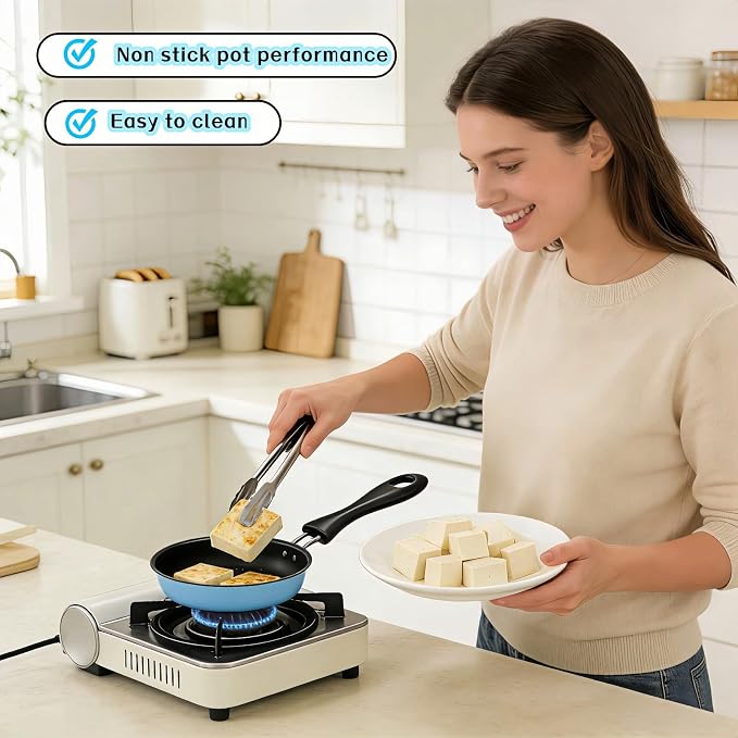 4.7 Inch Mini Frying Pan, Flat Bottom Design - Image 2