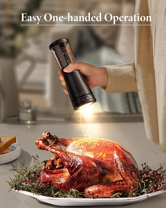 Electric Salt and Pepper Grinder Set - Image 4