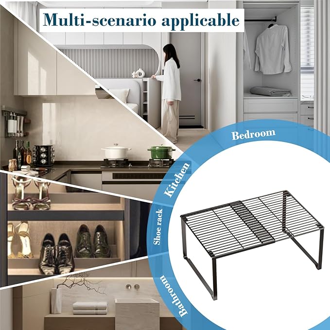 Extendable Metal Wire Shelf Organizer - Image 5