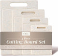 COOK WITH COLOR Non-Slip Cutting Board Set – Kitchen Essentials with Easy Grip by CookwithColor