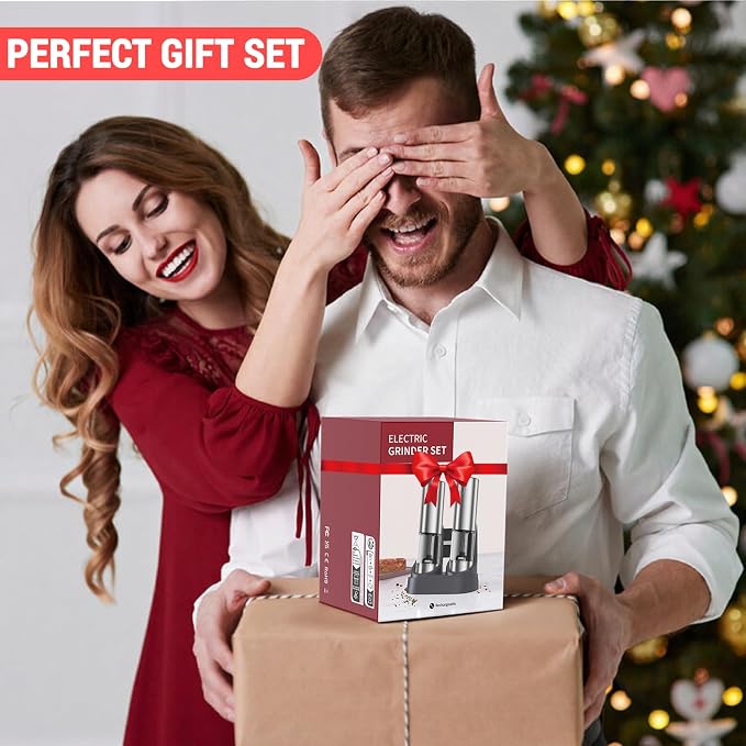 Electric Salt and Pepper Grinder Set - Image 9