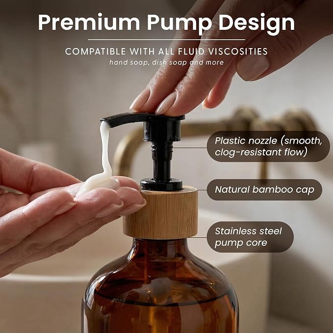 MaisoNovo Glass Dish Soap Dispenser - Image 5