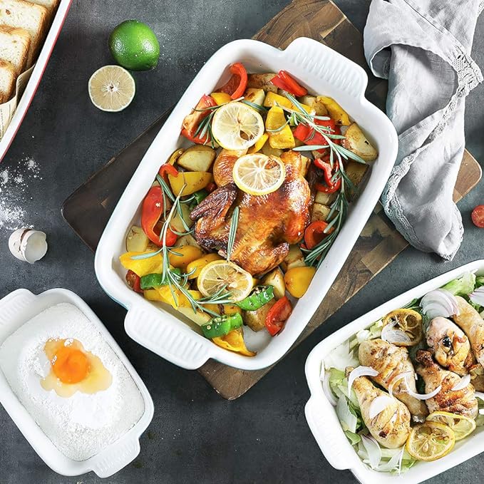 Sweejar Baking Pans Set, Ceramic 9x13 Baking Dish - Image 3