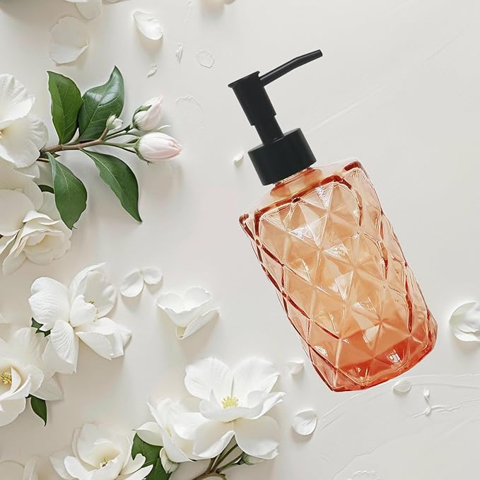 12Oz Small Glass Soap Dispenser - Image 3