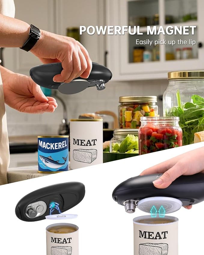 CIRCLE JOY Electric Can Opener, One-Touch Automatic Can Opening - Image 3