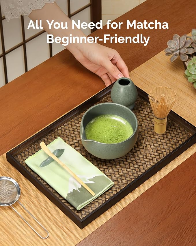 Maestri House Matcha Whisk Set, 7-Pc Complete Matcha Kit - Image 6