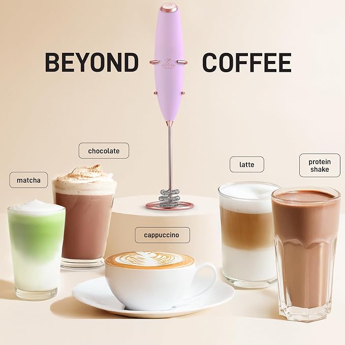 Zulay Kitchen Patented Tornado Triple Whisk Milk Frother - Image 3