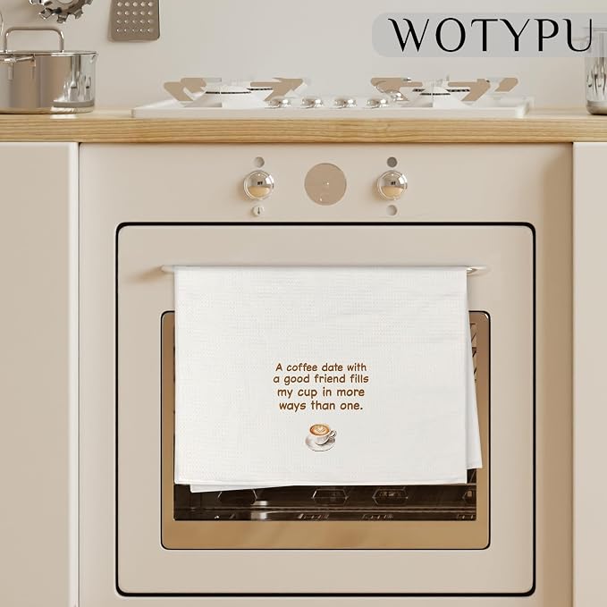 Friend and Coffee Kitchen Towels, Gifts - Image 3