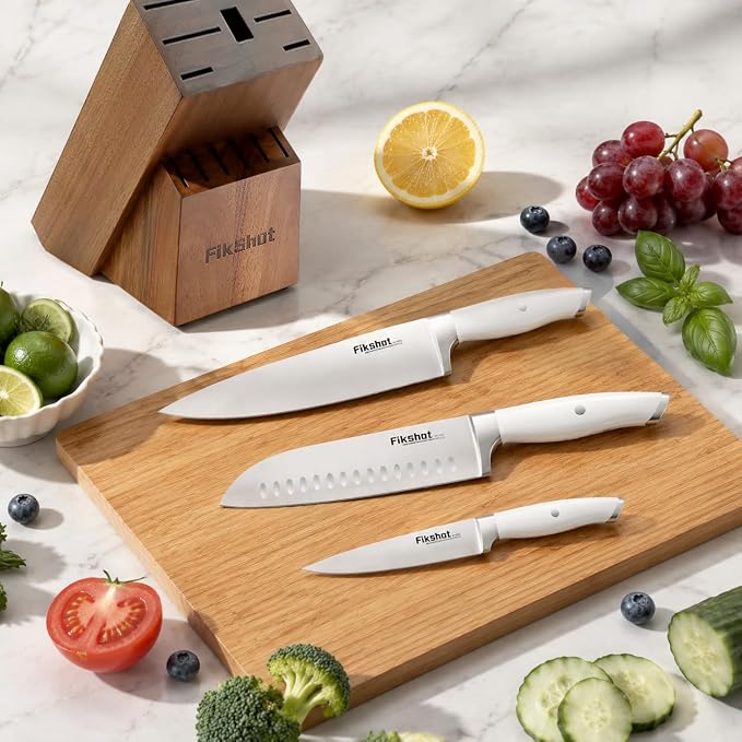 Fikshot 14-Piece Knife Set – German High Carbon Stainless Steel, Professional - Image 6