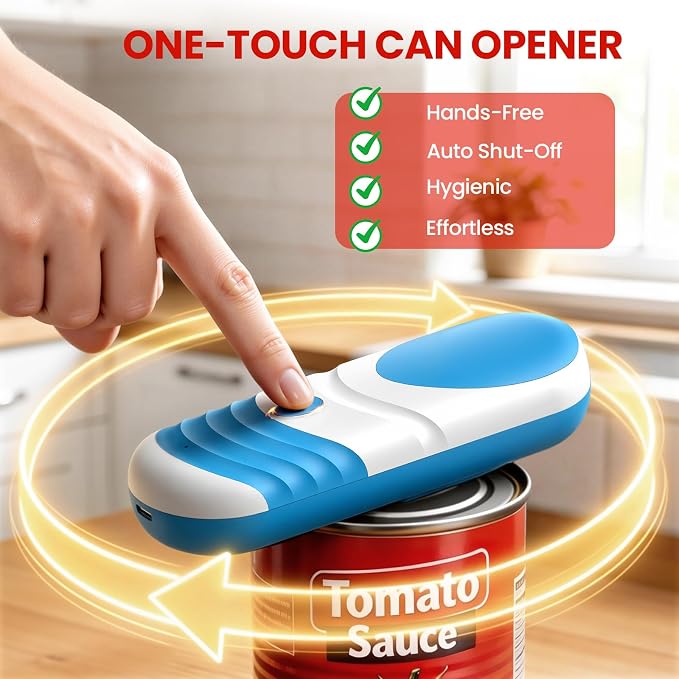 One Touch Electric Can Opener Automatic Can Opener - Image 4
