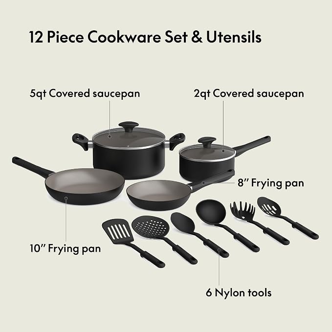 bella 12 Piece Cookware Set - Image 3