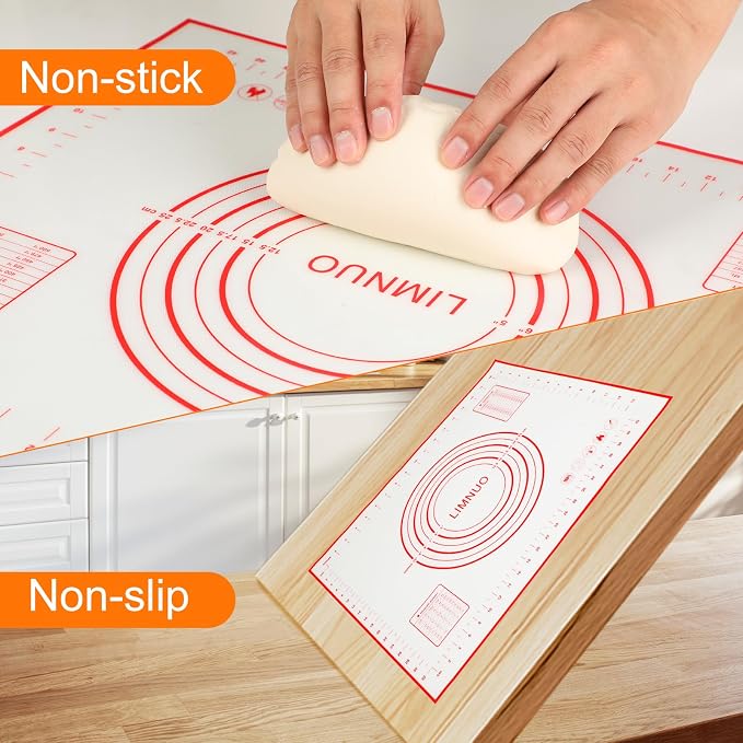 Silicone Baking Mat，Non Stick Rolling Dough - Image 3