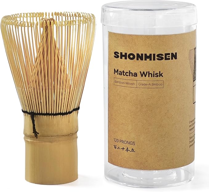Bamboo Matcha Whisk, 120prong（80+80tines） Traditional Japanese Chasen - Image 8