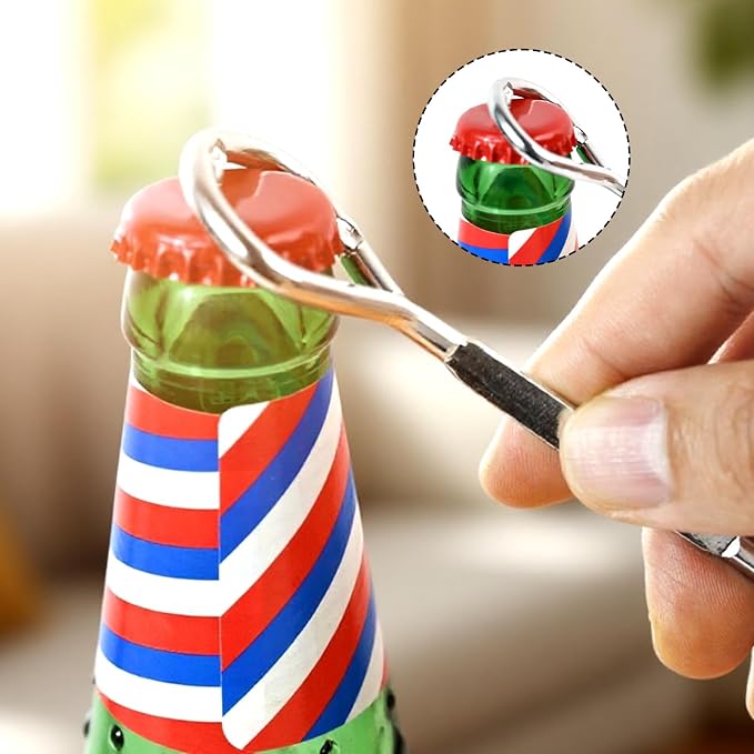 6 PCS Bottle Opener, Stainless Steel Paint Can Openers Metal Paint Can Openers - Image 5