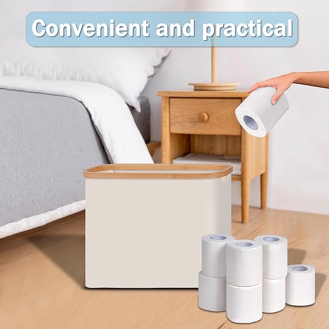 efluky Toilet Paper Basket, Toilet Paper Storage - Image 6