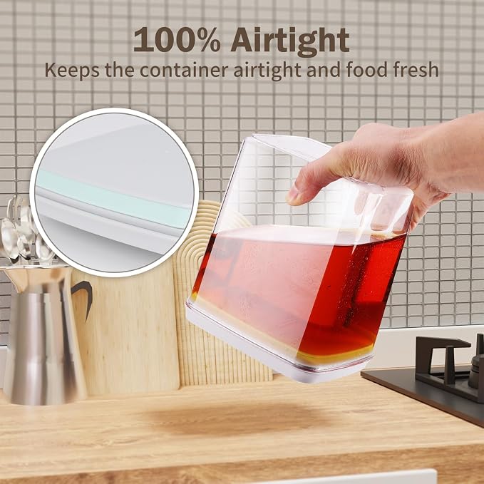 Melovom Pop Food Storage Containers Set Airtight Food Storage Containers - Image 4