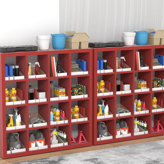 ZBEIVAN Cardboard Storage Bins Boxes 35 Packs 9.4x3x4.5 Inches, Easy Assembly - Image 6