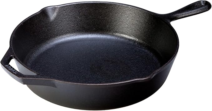 Lodge Seasoned Cast Iron Skillet 12 Inches - Image 4