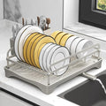 Dish Drying Rack, Dish Racks for Kitchen Counter, Metal Dish Drainer by HOMEAILIE