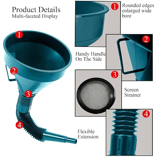 Flex Funnel - Wide Mouth Flexible Funnel - Image 2