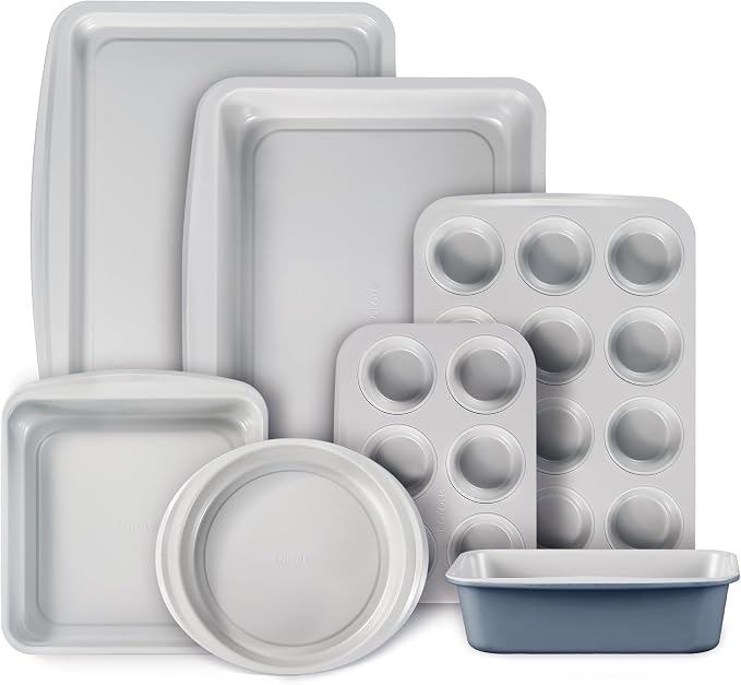 CAROTE 7-Piece Nonstick Stackable Baking Pans Set by CAROTE