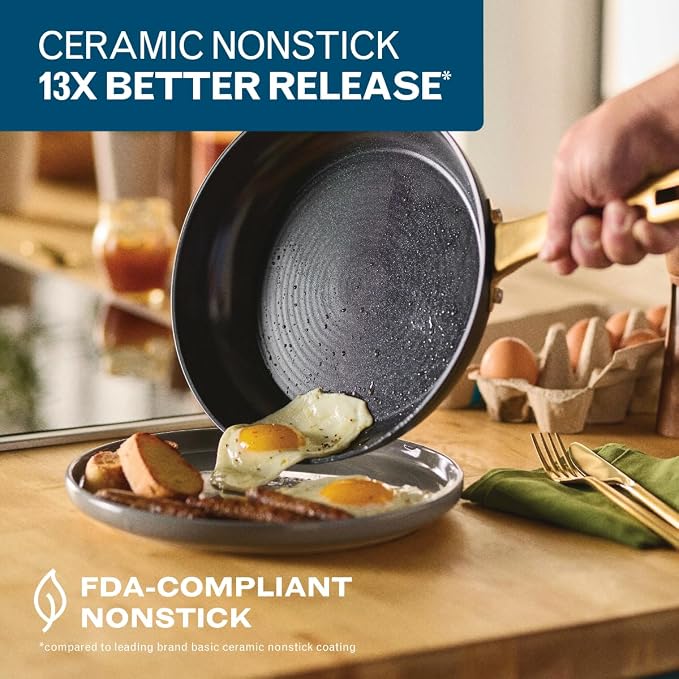 Farberware Forged Induction Ceramic Nonstick Cookware Set - Image 5