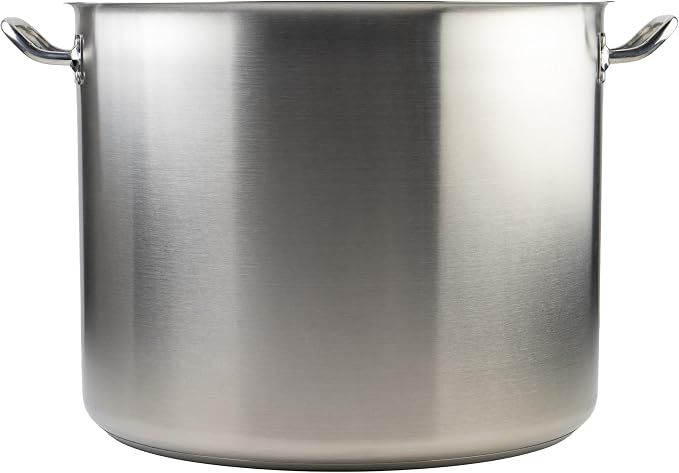 Winco Heavy-Duty Stainless Steel Stock Pot - Image 3