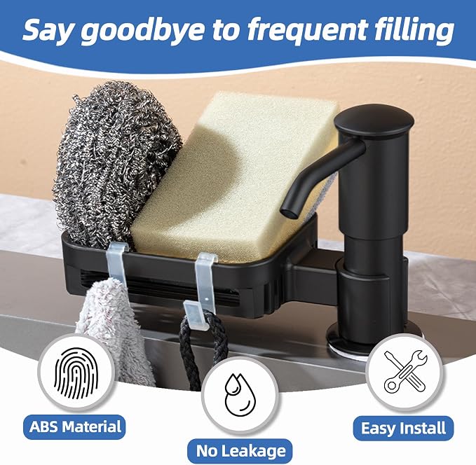 Soap Dispenser for Kitchen Sink, Built in Soap Dispenser Pump - Image 2