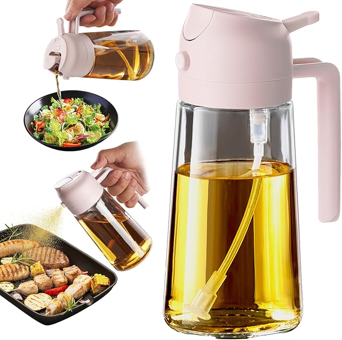 TrendPlain 16oz/470ml Glass Olive Oil Sprayer by TrendPlain