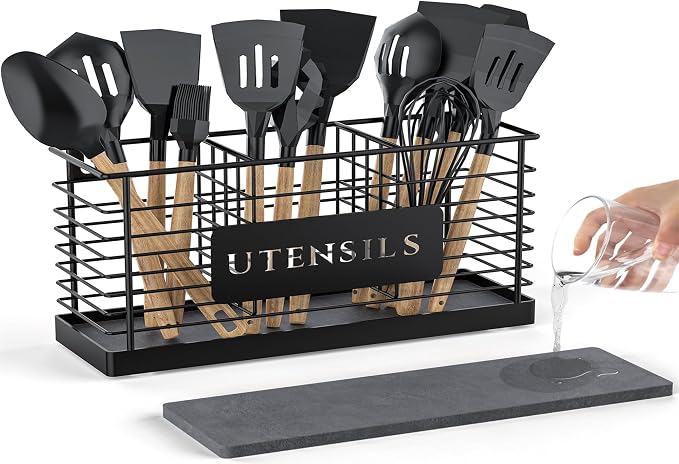 THYGIFTREE Utensil Holder for Kitchen Counter by THYGIFTREE