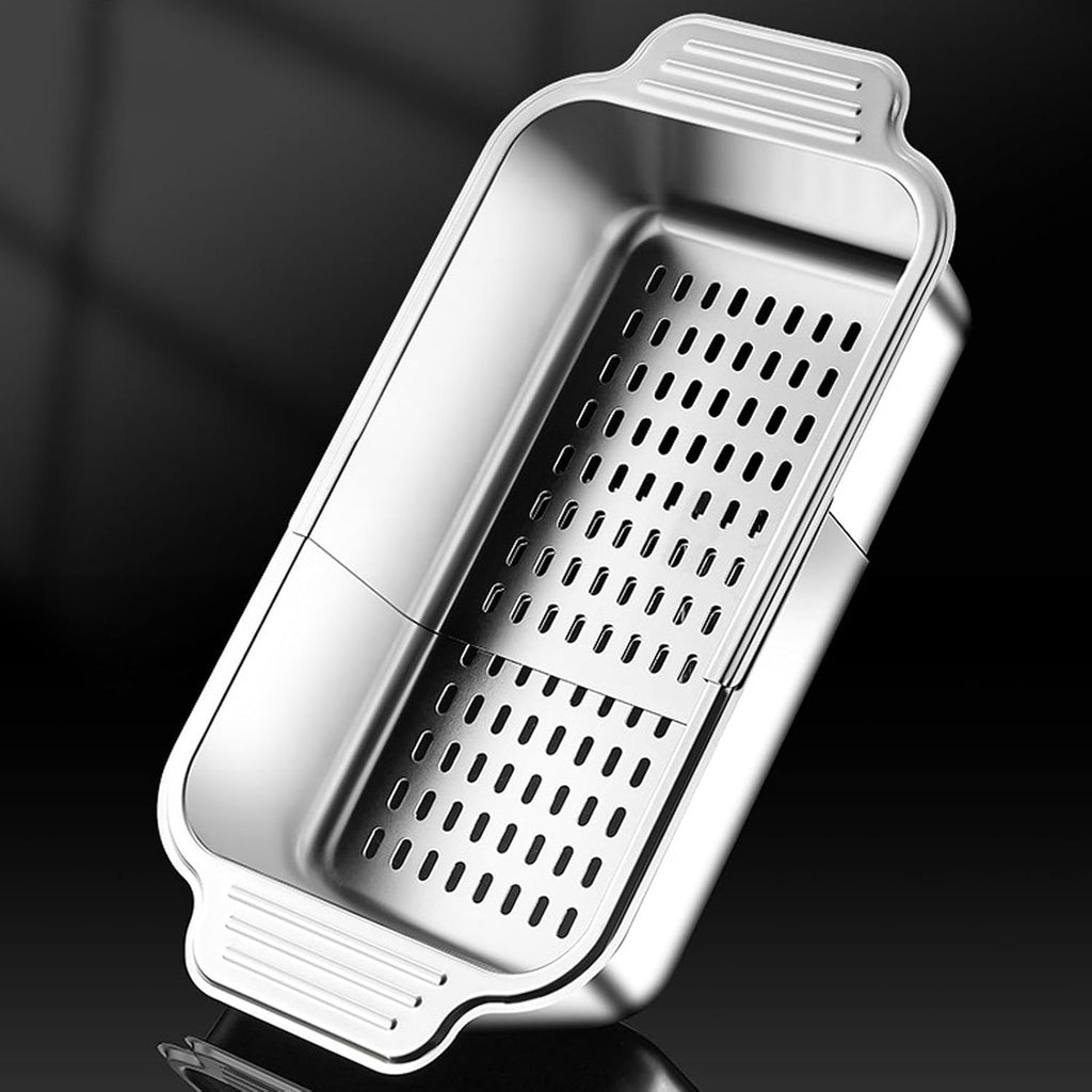 Over Sink Strainer Telescopic Filtering Colander