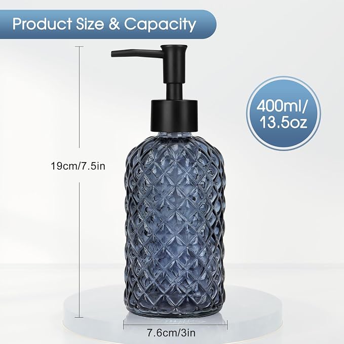 Topsky Gem Glass Soap Dispenser - Image 4