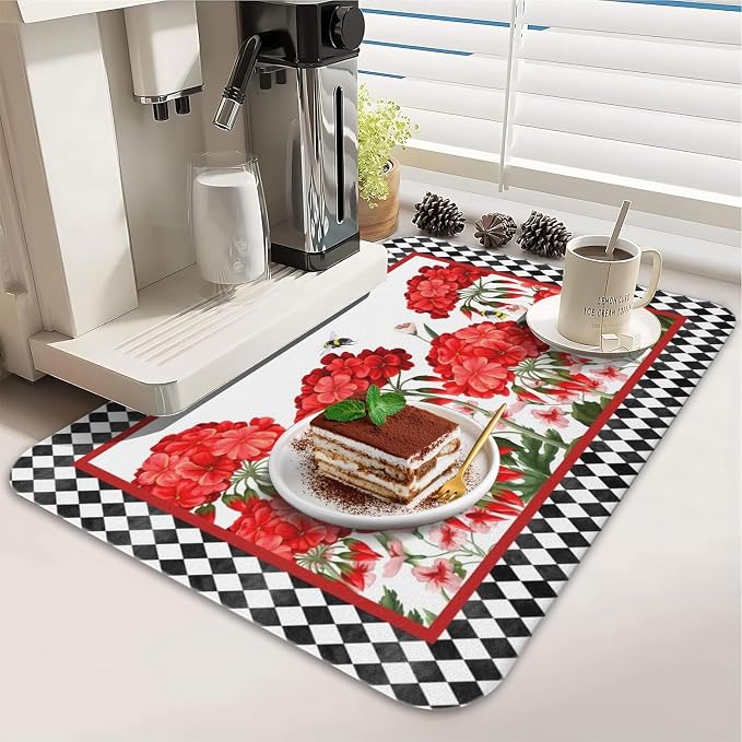 Dish Drying Mat for Kitchen Counter 2 Pack - Image 3
