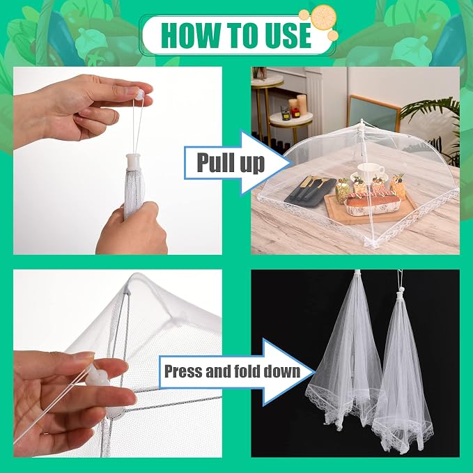 10 Pack Food Cover Tents, Food Covers - Image 7