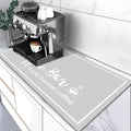 Findosom Dish Drying Mat, Cuttable Drying Mat by Findosom