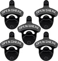 Classic Wall Mounted Bottle Opener Stainless Black and White Mountable Beer Cap by Wallmountedbottleopener