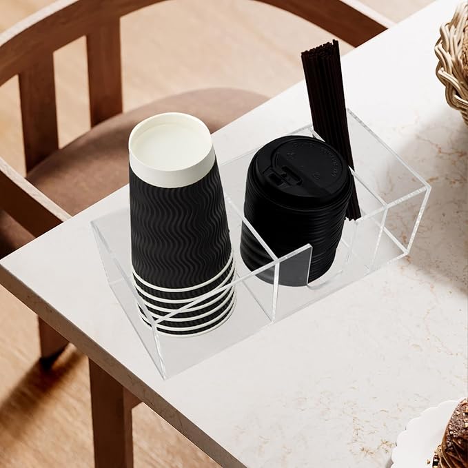 Coffee Bar Accessories and Organizer, Disposable Cup Holder - Image 9