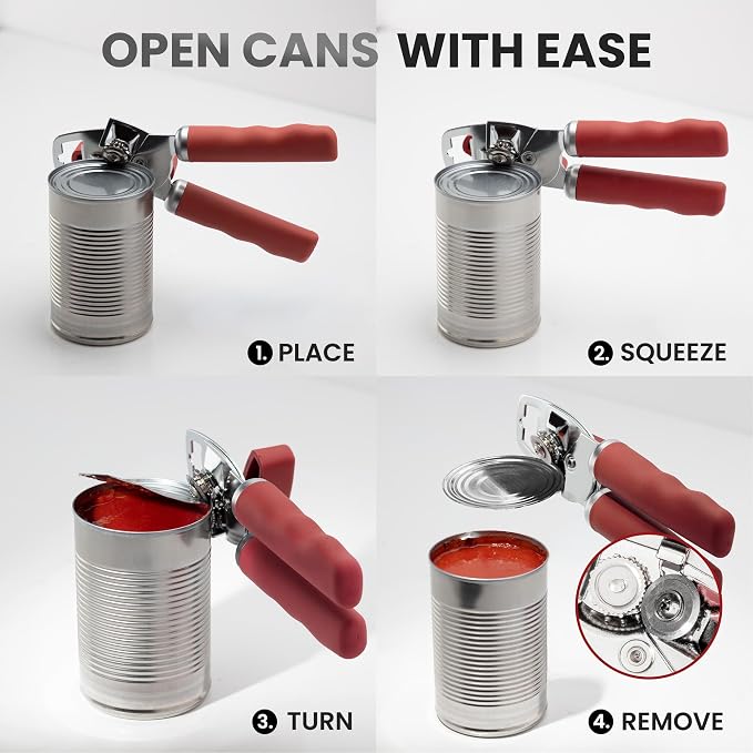 Zulay Kitchen Heavy Duty Stainless Steel Can Opener Manual - Image 6