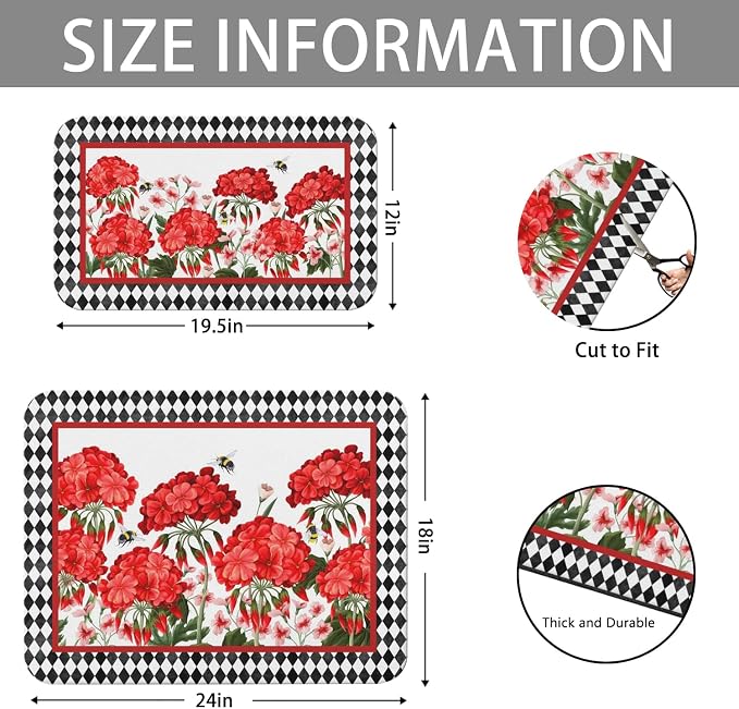 Dish Drying Mat for Kitchen Counter 2 Pack - Image 5