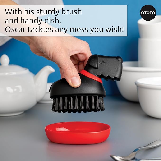 OTOTO Oscar Dog Dish Brush - Image 3